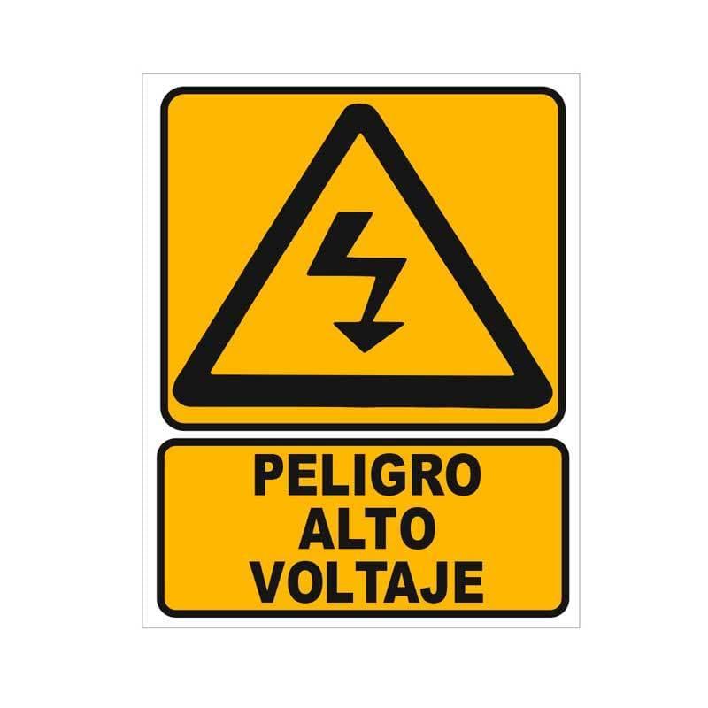 Cartel "peligro alto voltaje" - Safety Depot Mx
