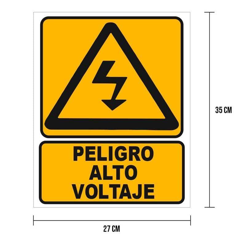 Cartel "peligro alto voltaje" - Safety Depot Mx