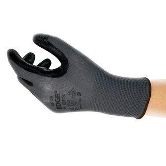 Guante recubierto de nitrilo modelo 48-128 marca ANSELL