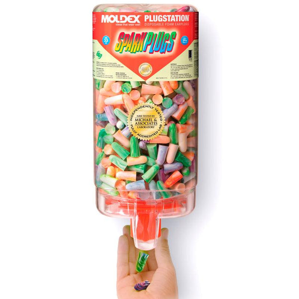 Dispensador de tapón auditivo 500 pares MOLDEX Mod. 6645 Spark plug station - Safety Depot Mx