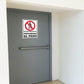 Cartel "prohibido el paso" - Safety Depot Mx