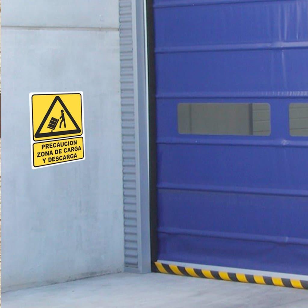 Cartel "precaución zona de carga y descarga" - Safety Depot Mx