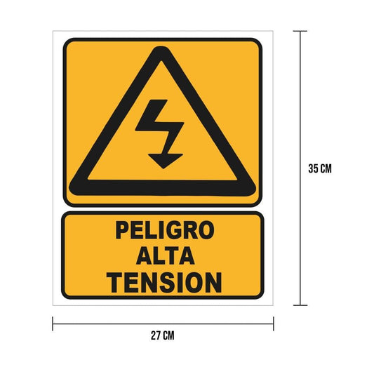 Cartel "peligro alta tensión" - Safety Depot Mx