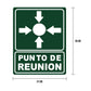 Cartel "punto de reunión" - Safety Depot Mx