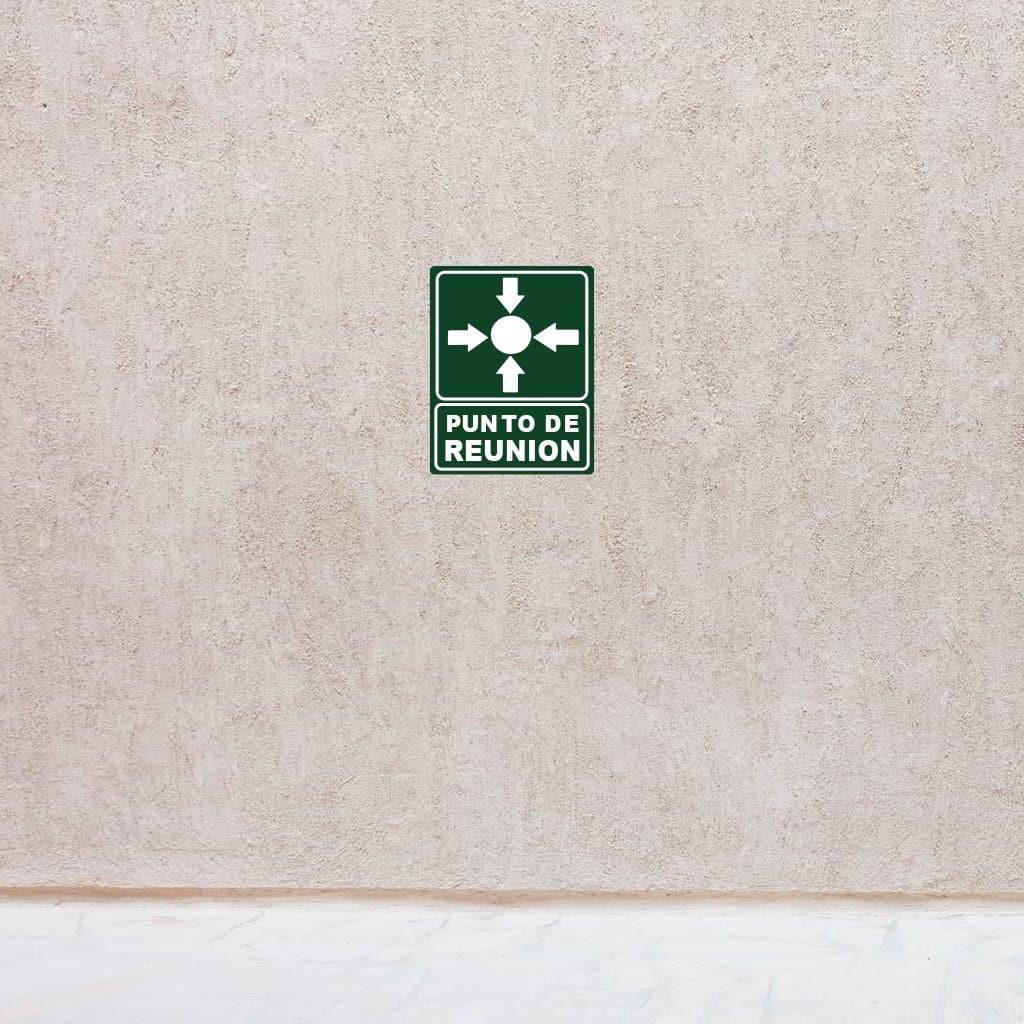 Cartel "punto de reunión" - Safety Depot Mx