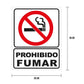 Cartel "prohibido fumar" - Safety Depot Mx