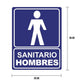 Cartel "sanitario hombres" - Safety Depot Mx