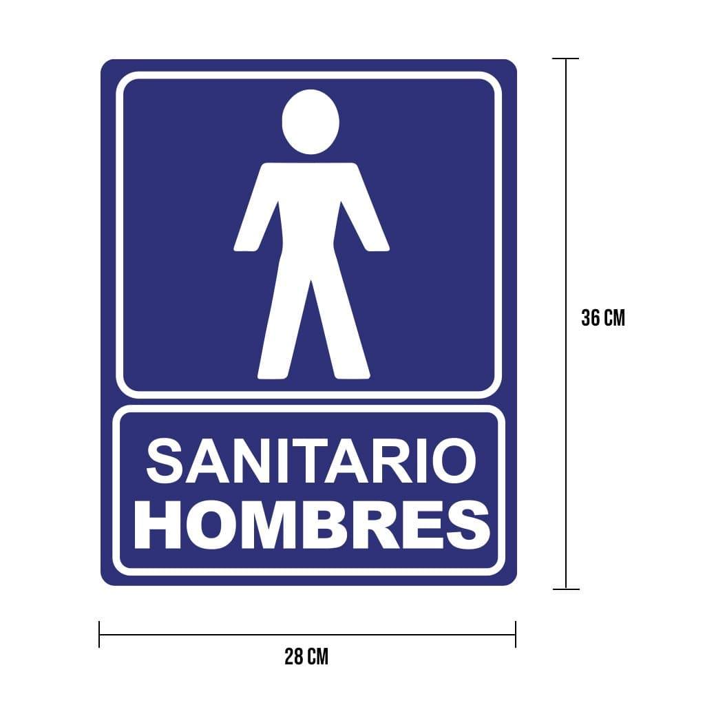 Cartel "sanitario hombres" - Safety Depot Mx