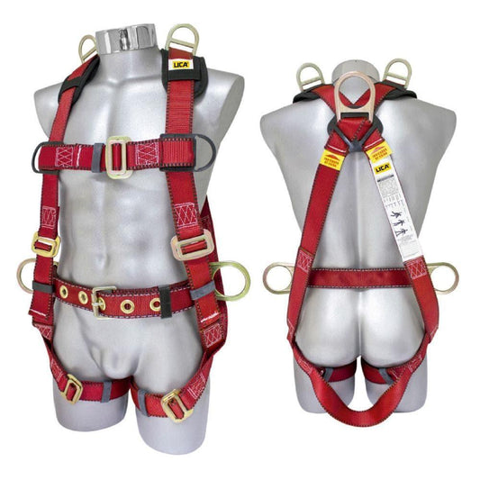 Arnés de seguridad anticaídas con cinco anillos mod. ARN-5A-L - Safety Depot Mx