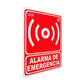 Cartel "alarma de emergencia" - Safety Depot Mx