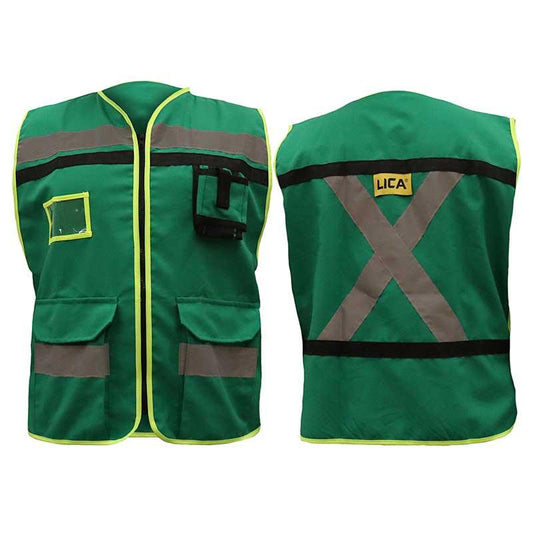 Chaleco Rescatista con Reflejante Mod. CLR-5000 - Safety Depot Mx