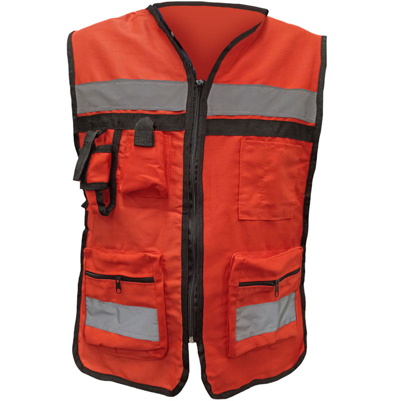 Chaleco brigadista con reflejante modelo CTB100 marca LICA
