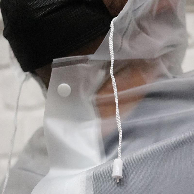 Impermeable Transparente. Mod. GIL TRANSPARENT-L - Safety Depot Mx