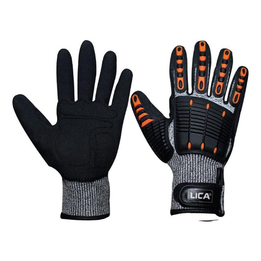 Guante Anti vibración y anti impacto GLANTIB10 - Safety Depot Mx