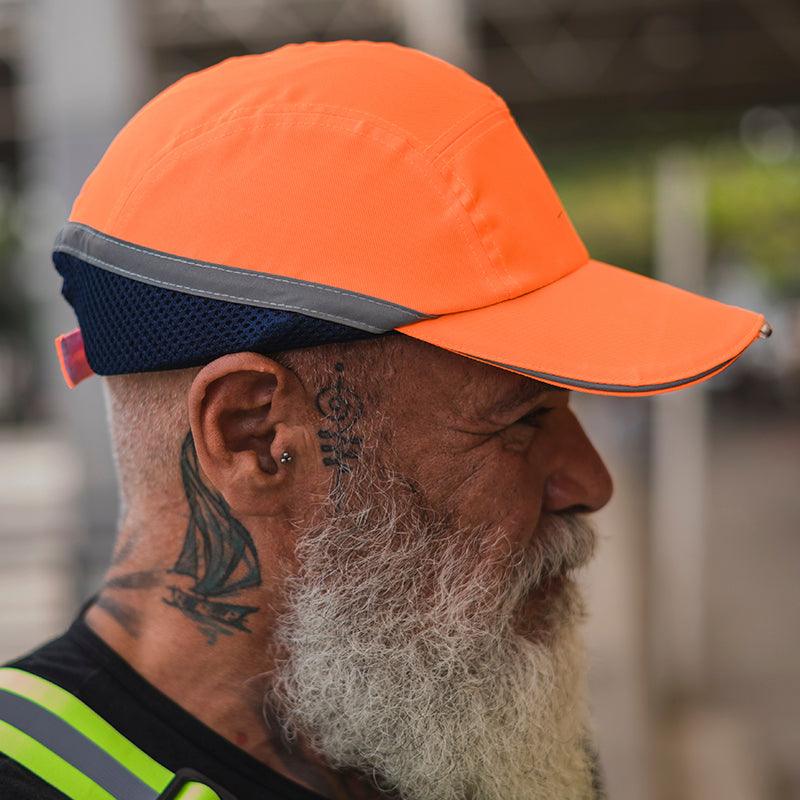 Gorra Semi seguridad antigolpes con luz LED integrada - Safety Depot Mx