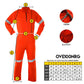 Overol naranja manga larga con reflejantes - Safety Depot Mx
