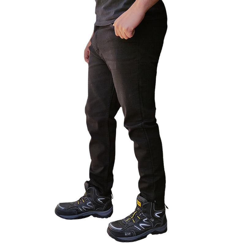 Pantalón ejecutivo de mezclilla negro marca LICA – Safety Depot Mx