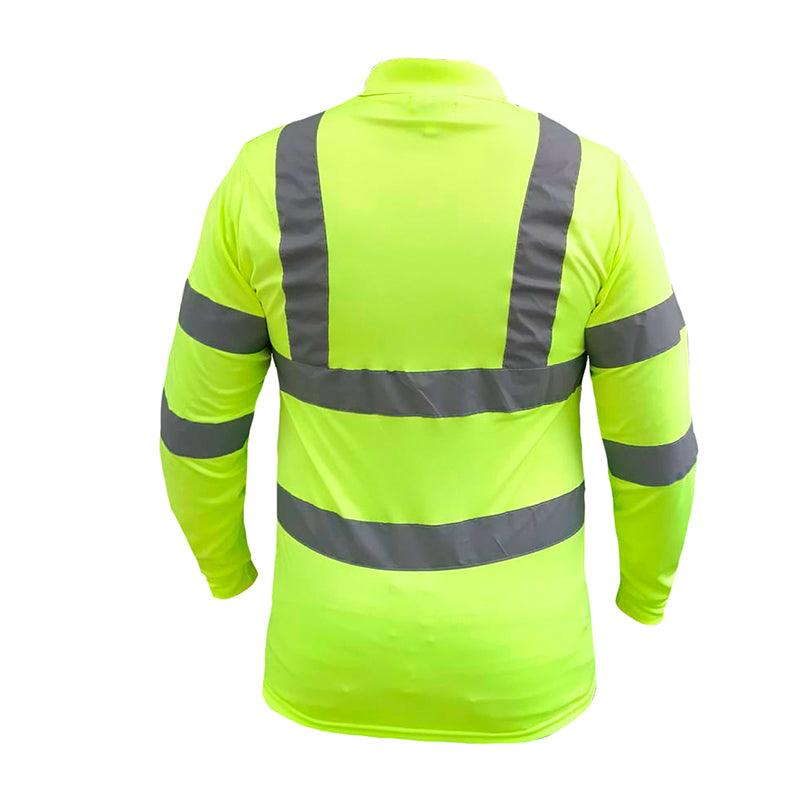 Camisa Alta Visibilidad Dri-Fit Manga Larga Reflejante - Safety Depot Mx