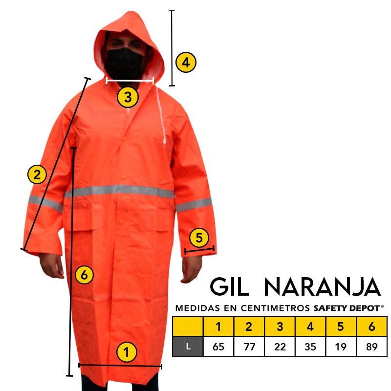 Gabardina impermeable con capucha - Safety Depot Mx